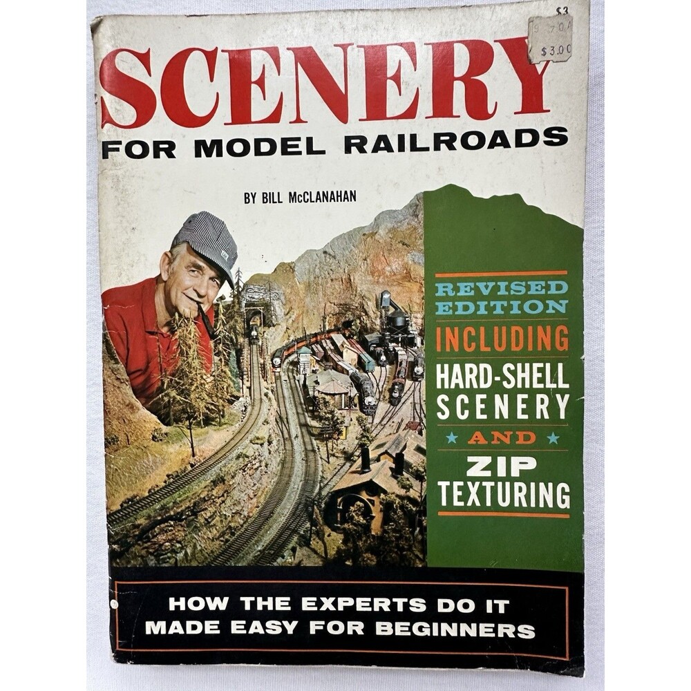 Scenery for Model Railroads Vintage book Bill McClanahan - 1967